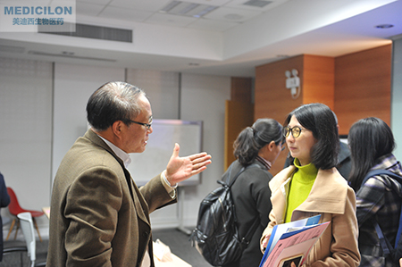 GA黄金甲临床前副总裁顾性初博士为与会者答疑解惑